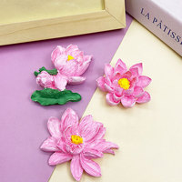 Moule en Silicone en forme de fleur de Lotus chinois pour la pâtisserie de gâteau au chocolat Mousse et moule d'ornement de plâtre de bougie parfumée