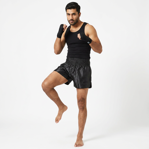 Custom Made Muay Thai Shorts Men MMA Fight Shorts Muay Boxing Shorts Training Fitness Gym Cage Fight Kickboxing Trunks for Boys - Product Image 1