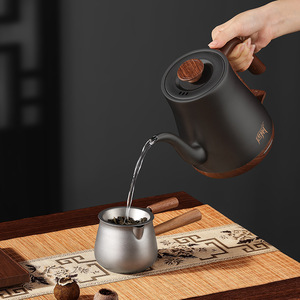 Hervidor Eléctrico Estilo Tang de 1L, Acero Inoxidable 316, con Boquilla Larga, para Té, Uso Doméstico y de Oficina - Product Image 3