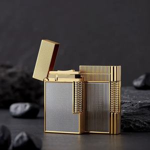 Promozionali vari durevoli utilizzando accendini Langsheng in metallo per sigarette di lusso <span class=keywords><strong>Vintage</strong></span> di forma personalizzata - Product Image 1