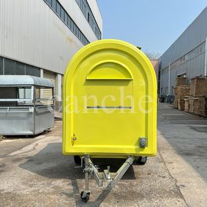 BBQ Food Truck extraíble blanco Carros de comida móviles tralier de comida móvil & Truck remolque de venta de perritos calientes - Product Image 6