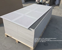 Panneau de revêtement mural en plâtre standard perforé, imperméable, en fibrociment sans amiante pour les murs intérieurs des hôtels