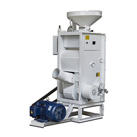 Machine à décortiquer le riz entièrement automatique de haute qualité avec moteur diesel intégré pour le blanchiment du riz