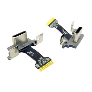 <span class=keywords><strong>Conector</strong></span> Macho Extensible Tipo C10P con Clip Trasero y Soporte Fijo para Cable FPC de Carga Inalámbrica USB - Product Image 1