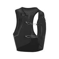 Gilet d'hydratation de course léger et respirant avec pochette souple réfléchissante, support téléphone, en nylon portable, pour homme