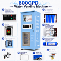 Máquina Expendedora de Agua Automática Comercial de 800 Galones por Día, Directo de Fábrica, Estación de Recarga de Agua, Purificación de Agua