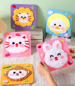 <span class=keywords><strong>Kit</strong></span> de Muñecas de Bordado DIY, <span class=keywords><strong>Kit</strong></span> de <span class=keywords><strong>Costura</strong></span> de Animales, Manualidades Creativas de Dibujos Animados con Pegatinas - Product Image 2