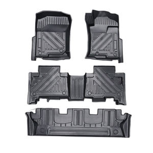 Tapis de sol complets en TPE noir antidérapant de haute qualité, épaisseur 10 mm, pour Dechi pour Prado FJ150 2015-2020 4x4, intérieur de voiture - Product Image 2