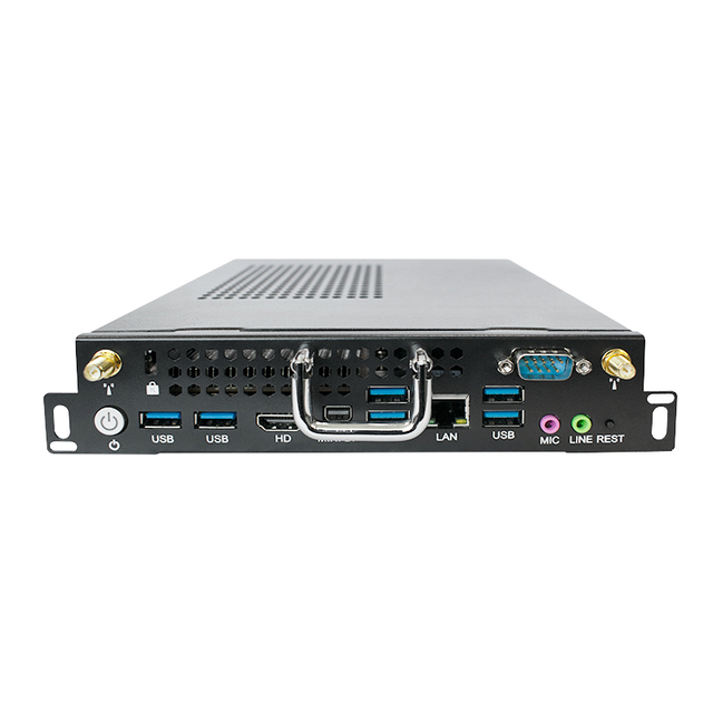 Customized Fanless Mini PC OPS I3/I5/I7 CPU DDR4 8GB RAM 256GB MSATA SSD 12V5A Wifi Module 12V5A OPS Box H110 Chipset Stock
