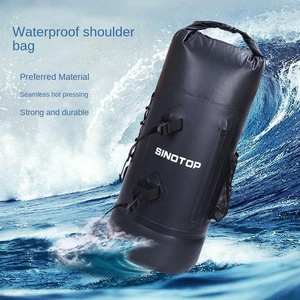 Nhà máy tùy chỉnh ngoài trời không thấm nước 30L hình thùng PVC Ba lô IPX6 đánh giá cho bên bờ biển bơi & leo núi - Product Image 1