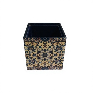 SAMI HANDICRAFT Customized <b>MDF</b> Eco-Friendly <b>Box</b> Blue Gold Pattern Handmade Angel Theme Storage Case Home Tabletop Use Wall Signs - Product Image 1