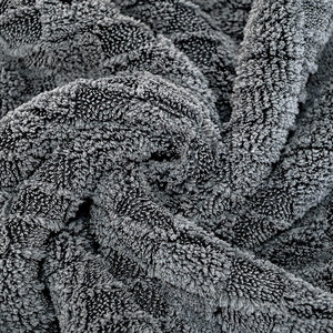 Serviette de lavage de voiture en microfibre, épaisse, douce, absorbante, résistante aux taches, facile à nettoyer, couleur unie pour voiture - Product Image 2