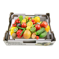 Plateau d'emballage personnalisé pour avocat, boîtes carton, emballage de fruits et légumes