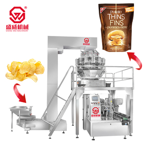 Đứng lên dây kéo túi <span class=keywords><strong>doypack</strong></span> điền khô dâu tây Nitơ niêm phong PREMADE túi đóng băng trái cây sấy khô máy đóng gói - Product Image 1