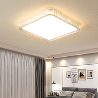 Plafonnier de salon de chambre à coucher monté en surface moderne Éclairage de maison Plafonnier LED rond blanc
