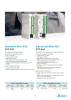 Controlador de Movimiento PLC de Gama Alta Delta Serie DVP-SV2 DVP28SV11T2 con Puertos Ethernet Duales