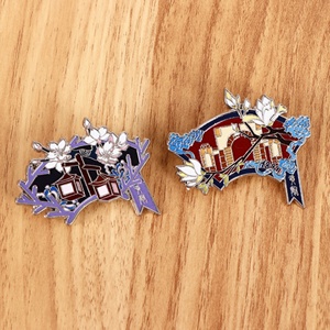 Insignias Metálicas Modernas de Dibujos Animados al por Mayor, Diseño Personalizado, Emblemas Escolares Conmemorativos Chapados en Oro con Resina Epoxi para Regalos de Eventos - Product Image 5