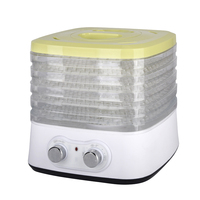Déshydrateur Alimentaire Électrique Mécanique BAIYI 5 Plateaux en Plastique pour Fruits et Légumes, 250W, Mini Séchoir Écologique à Faible Consommation – Ventes Flash