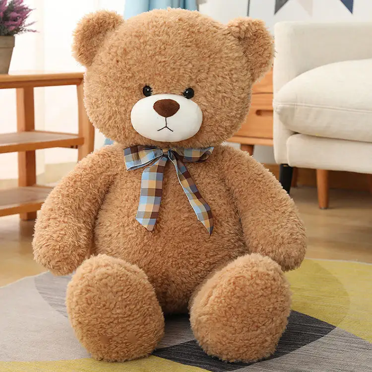 Cheap Custom 80 160cm Giant Brown Animal Soft Toy Big Plush Teddy Bear For Birthday Gift