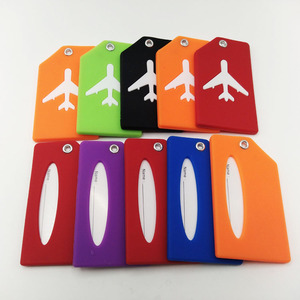 En stock, étiquette de bagage en PVC, étiquette de bagage en silicone souple avec logo personnalisé - Product Image 5