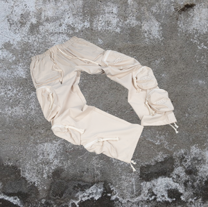 Pantalon de survêtement décontracté Hip Hop pour hommes Joggers 100% tissu en coton écologique respirant cordon de serrage Service OEM - Product Image 1