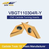 EATH TOOL VBGT110301R-Y Outils de tournage CNC Fournisseur Coupeur en carbure de tungstène Lames de haute précision Plaquettes de tournage en carbure