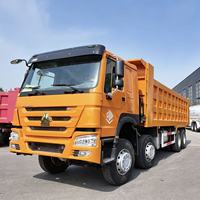 Самосвал HOWO 8x4 для продажи, тяжелый карьерный самосвал с прочной конструкцией и длительным сроком службы для мировых рынков