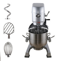 Mélangeur à pâte électrique professionnel, bol en acier inoxydable, machine à pâtisserie multifonction, haute productivité, mouvement planétaire pour farine de blé