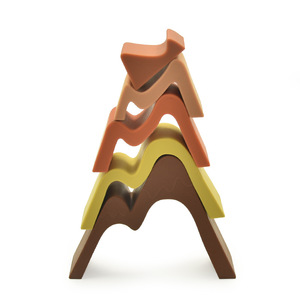 Unisex Giáo Dục Xây Dựng Khối Thiết Lập 5Pcs Silicone Bé Khối Hình Dạng Núi Cho 0-4 Tuổi Hoàn Hảo Đồ Chơi Cho Học Tập Chơi - Product Image 5