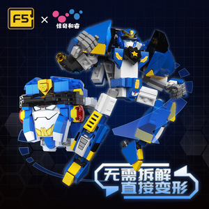 Modelo de robot en miniatura F5, juguete de deformación Super Cop para niños de 8 a 13 años - Product Image 2