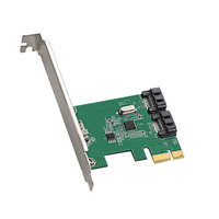 Tarjeta controladora de Chipset RAID 0, 1 modo, PCI Express 2,0, 2 puertos, SATA III, Revision 2,0