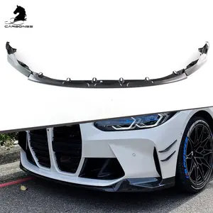 3 Pcs MP Carbon Front Lip For BMW G80 G82 G83 M3 M4 Competition 2021+