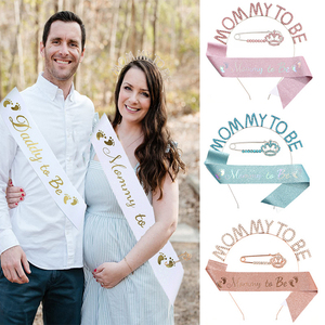 Baby Shower Décoration Maman À Être Bandeau Diadème Maman À Être Couronne pour Baby Shower Faveurs Cadeaux Décorations De Fête Fournitures - Product Image 6