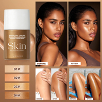 Lotion Bronzante Ultra Foncée Végane, Illuminateurs, Gel Bronzant, Autobronzant, Liquide Illuminateur Corporel, Marque Privée