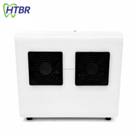 Collecteur de poussière à double aspiration pour laboratoire dentaire, extracteur silencieux 100W, boîte anti-poussière dentaire