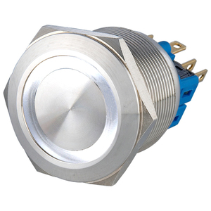Interruptor de Botón Pulsador de Acero Inoxidable con Anillo LED Iluminado de 24V, Impermeable IP65, 1NO1NC, Personalizado para Control Marino <span class=keywords><strong>y</strong></span> de Yates - Product Image 5