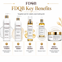 Ensemble de soins éclaircissants à la niacinamide, adapté aux peaux foncées et mates, soin du visage, hydratant et revitalisant, usine OEM