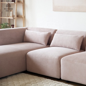 <span class=keywords><strong>Soggiorno</strong></span> personalizzato moderno divano modulare personalizzabile divano sezionale in velluto a coste per piccoli spazi mobili Premium Comfort - Product Image 5