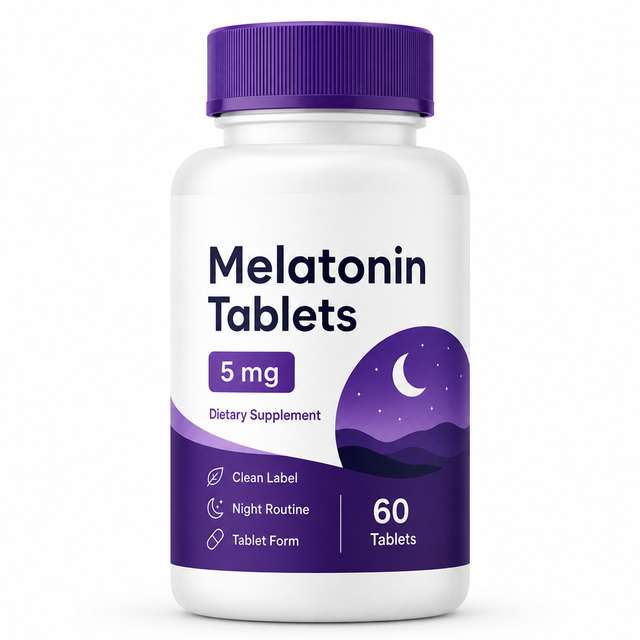 Hot Sales Vegan Liposomal Naturemade Bulk Supplement 3mg 5mg10mg Magnesium L-theanine Ashwaganda Melatonin Tablets for Sleep