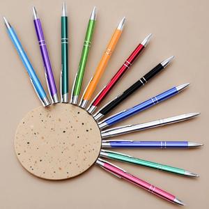 Stylo bille en métal personnalisable avec logo, impression de logo de marque, cadeau promotionnel, stylo publicitaire personnalisé - Product Image 1