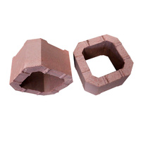 Brique cylindrique en corindon chromé, 93 % d'aluminium-chrome, résistance à la compression de 100 MPa