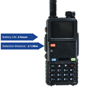 Detector de Drones Portátil de 1.5KM, Alarma de Detección de Drones, Detección de Banda Completa de 300-6200mhz, Defensa <span class=keywords><strong>Anti</strong></span>-Drones, <span class=keywords><strong>Anti</strong></span>-FPV - Product Image 1