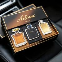 Désodorisant de voiture personnalisé avec logo, en forme de flacon de parfum, désodorisant en papier