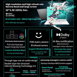 แล็ปท็อป TUF F16 ordinateurs Portable de Jeu 16นิ้ว2.5K โน๊ตบุ๊คเกมเมอร์คอ Ultra9/Ultra7 RTX5070แล็ปท็อปสำหรับเล่นเกม16นิ้ว - Product Image 5