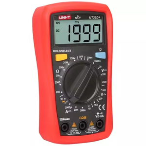Multimètre numérique UNI-T UT33D+ Voltmètre Ohmmètre Testeur à sélection automatique de plage Multimètre numérique - Product Image 3