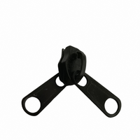 10 #   Tirette de fermeture éclair double avec curseur à verrouillage automatique, sans nickel, en nylon, réparation de fermeture éclair, marque WEIFA, pour vêtements et accessoires textiles de maison