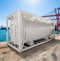 Contenedor de Combustible ISO Estándar 20000-26000L de 20 pies, Acero Inoxidable y Acero al Carbono, Larga Vida Útil