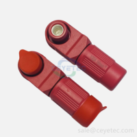 Flexcoils batterie 6mm 60A 100A 120A connecteur HV rouge connecteur de stockage d'énergie prise pour câble 10mm2 16mm2 25mm2