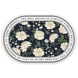 Alfombra Ovalada Nórdica Retro con Patrón Floral, Imitación de Cachemira, Absorbente, Antideslizante, para Dormitorio, Baño, Entrada - Product Image 4