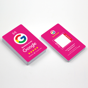 บัตรโซเชียลมีเดีย PVC บัตรรีวิวธุรกิจ NFC บัตรรีวิว Google NFC บัตรควบคุมการเข้าถึง RFID - Product Image 5